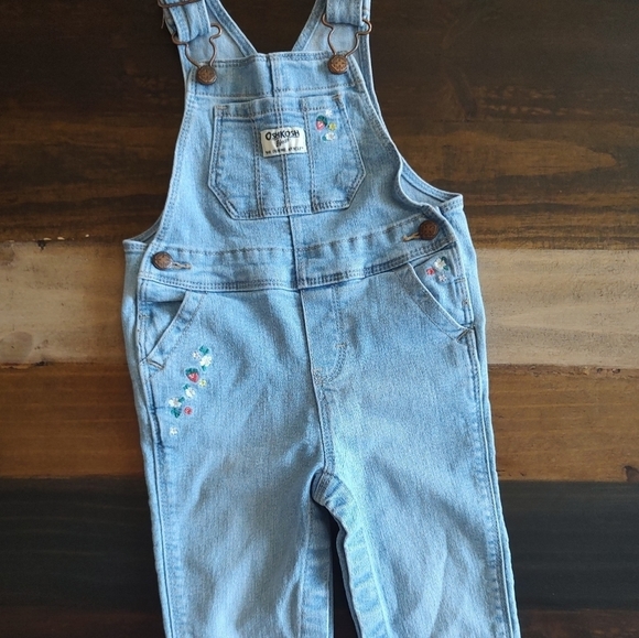 OshKosh B'gosh Other - OSHKOSH Baby Girls Jean Overalls sz. 18mths